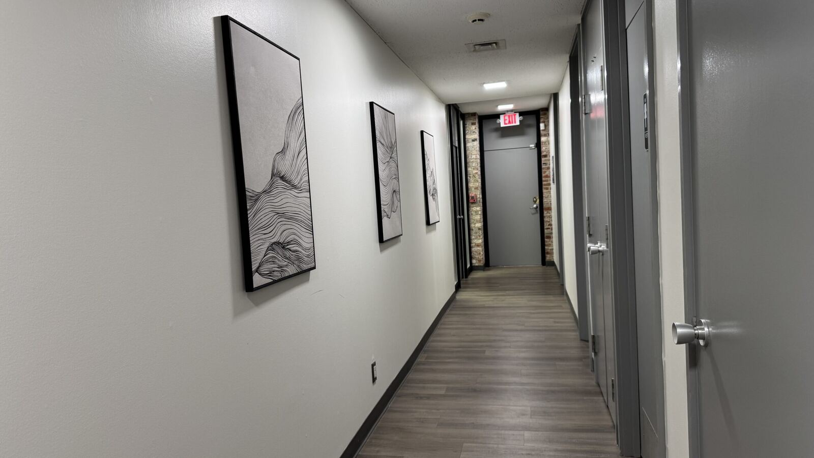 Hallway inside Empowered Recovery Center Kansas City